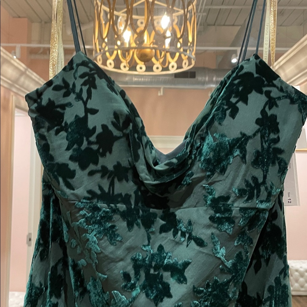 Jenny Yoo Emerald Floral Maxi Dress - Picture 8 of 10